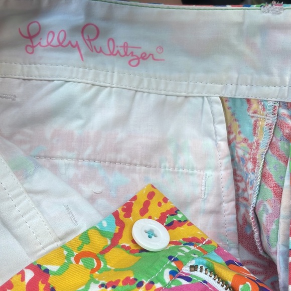 Lilly Pulitzer Callahan 5” Short Fishing For Compliments Size 4 - Picture 9 of 12